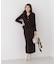 変形ペプラムニットセットアップ 26AW