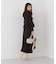変形ペプラムニットセットアップ 26AW