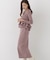 変形ペプラムニットセットアップ 26AW