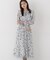 リボンプリーツ花柄ワンピース 26AW
