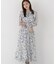 リボンプリーツ花柄ワンピース 26AW