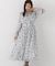 リボンプリーツ花柄ワンピース 26AW