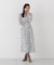 リボンプリーツ花柄ワンピース 26AW
