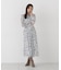 リボンプリーツ花柄ワンピース 26AW