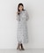 リボンプリーツ花柄ワンピース 26AW