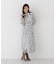 リボンプリーツ花柄ワンピース 26AW
