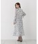リボンプリーツ花柄ワンピース 26AW