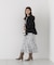 リボンプリーツ花柄ワンピース 26AW