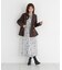 リボンプリーツ花柄ワンピース 26AW