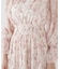リボンプリーツ花柄ワンピース 26AW