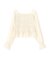 ＜a／mie＞シャーリングフリルキャンディースリーブブラウス 26AW