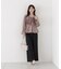 ＜加藤栞さん着用＞チェーンベルト付きワイドパンツ