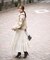 ＜加藤栞さん着用＞フェイクムートンショートブルゾン