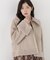 ＜加藤栞さん着用＞フェイクムートンショートブルゾン