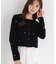 ＜a／mie＞エンブロイダリーモールカーディガン 26AW