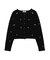 ＜a／mie＞エンブロイダリーモールカーディガン 26AW
