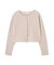 ＜a／mie＞エンブロイダリーモールカーディガン 26AW