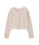 ＜a／mie＞エンブロイダリーモールカーディガン 26AW