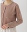 ＜a／mie＞エンブロイダリーモールカーディガン 26AW