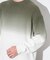 片畦グラデーションクルーネックニット