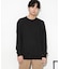 ワッフルリブパッチクルーネックTシャツ