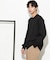ワッフルリブパッチクルーネックTシャツ