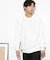 ワッフルリブパッチクルーネックTシャツ