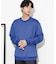 ワッフルリブパッチクルーネックTシャツ