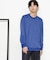 ワッフルリブパッチクルーネックTシャツ