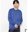 ワッフルリブパッチクルーネックTシャツ