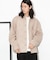 フェイクスウェードストレッチシャツブルゾン