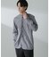「ICE FLOW LINEN」バンドカラーシャツ 長袖