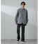 「ICE FLOW LINEN」バンドカラーシャツ 長袖