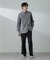 「ICE FLOW LINEN」バンドカラーシャツ 長袖