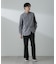 「ICE FLOW LINEN」バンドカラーシャツ 長袖