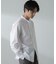 「ICE FLOW LINEN」バンドカラーシャツ 長袖
