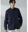 「ICE FLOW LINEN」バンドカラーシャツ 長袖