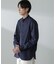 「ICE FLOW LINEN」バンドカラーシャツ 長袖