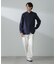 「ICE FLOW LINEN」バンドカラーシャツ 長袖