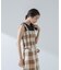 RITA ROW／Checkered smocked body top