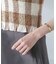 RITA ROW／Checkered smocked body top