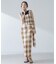 RITA ROW／Checkered pareo skirt