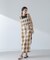 RITA ROW／Checkered pareo skirt