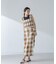 RITA ROW／Checkered pareo skirt