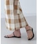 RITA ROW／Checkered pareo skirt