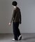 ｢FORMAL JERSEY｣クルーネックカットソー長袖