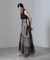 ESTHE／Tiered Tulle Cut-Out MaxiDress