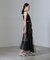 ESTHE／Tiered Tulle Cut-Out MaxiDress