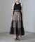 ESTHE／Tiered Tulle Cut-Out MaxiDress