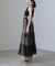 ESTHE／Tiered Tulle Cut-Out MaxiDress